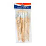 Marlin Artist Brush Set 12'S - Sizes 1 To 12 Pack Of 12