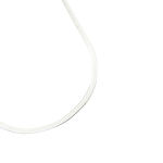 0 3M Silver Herring Bone Princess Necklace - Silver