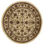 Carpet Indian Hand Knotted Premium Royal Agra Rug Round 200 Diameter