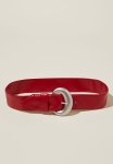 Oversized Soft Belt - Red silver