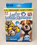 Magnetic Retractable Pet Leash Harness 2-IN-1 Lucky Leash For A Small Dogwith LED Light Up Collar Tag