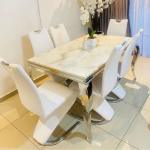 7 Piece Modern Dining Table Set