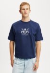 Cotton On Cropped Fit Graphic T-Shirt - Indigo highland Tennis Club
