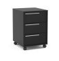 Designer Concepts Ivanova 3 Drawer Pedestal - Black