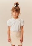 Collared Jersey Top - White