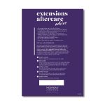 Nouveau Lashes – Extension Aftercare Cards