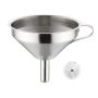 Stainless Steel Kitchen Funnel With Detachable Strainer Filter