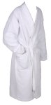 Towelling Gowns - 450 Gram Terry Towelling Full Sleeve kimono Style- White