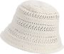 Women Foldable Sun Hats Mesh Woven Bucket Hat Portable Summer Hats For