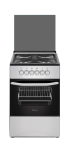 50×50 4 Plate Freestanding Electrical Cooker Silver