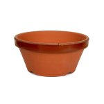 Japanese Marukou Terracotta Pots - Gardening Pot 8 Shallow 252 D X 115 Mm H