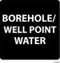 Abs Sign - Borehole 190 X 190MM - With Screws