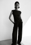 Boat-neck Top - Black