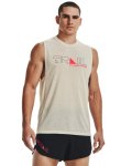 Men's Ua Breeze 2.0 Trail Tank - Stone XL