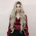 Imstyle Ombre Blonde Lace Front Wigs Long Wavy Synthetic Hair Wig For Women Thick Soft Heat Resistant Hair Wig With Natural Hair