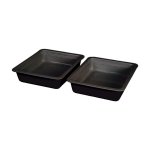 Insert Half Porcelain - GN1 2 X 65MM - Black Chef& 039 S Depot