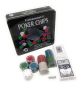 Poker Set 100 Pieces Professional Poker Chips + 2 Decks Of Cards & Dealer Butto