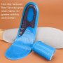 Full-Length Gel Insoles - Shock-Absorbing Silicone For Hiking Running & Workouts
