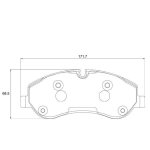 Kbc Brake Pads Front For Ford Tourneo Transit