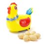 Electric Chicken Laying Eggs Walking Toy With Music Interactive Educational