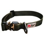 Delta War Dog Xxlarge Olive Soft Tactical Dog Collar Durable Pet Gear Waggs Pet Shop