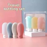 3PCS Silicone Travel Bottles - Leakproof Refillable & Squeezable For Shampoo Lotion Soap - 2.03OZ 60ML - Perfect For Toiletries