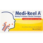 Medi-Keel A Throat Lozenges Honey & Lemon 16 Lozenges