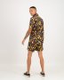Tortoise Shell Mens Shirt - L / Brown / Men