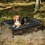 Gardner Pet Elevated Dog Bed For Medium Size Dog Outdoor Raised Bed Waterproof Portable Cooling Cot Pet Hammock Bed With 3-SIDED