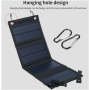 10W 5V Folding Solar Charger Panel PI-80 - Black