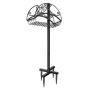 Garden Outdoor Multifunctional Heavy Duty Metal Water Hose Pipe Holder 43CM