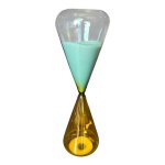 Glass Sand Clock - Orange And Blue
