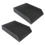 Pu Leather Collection Letter Tray Desk Stackable Office File Black
