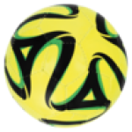 Yellow Florescent Pvc Soccer Ball