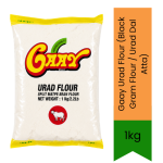 Urad Flour Black Gram Flour Urad Dal Atta 1KG - Fine Ground Lentil Flour For Dosas Papad Murukku & Medu Vada