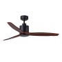 Emma Black And Dark Wood 3 Blade Ceiling Fan