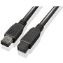 MicroWorld Firewire 9 Pin To 6 Pin Cable 1.8M