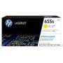 HP 655A Original Toner Cartridge 10 500 Page Yield Yellow