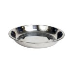 22CM Stainless Steel Plate Wide Rim