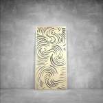 Laser Cut Screen - Design 095 - 2000 X 1000 X 20 Matt Gold Indoor