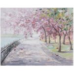 Pastel Abstract Trees Wall Art Painting Canvas 800 X 1000