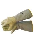 Pioneer Leather Pig Skin Tig - Gauntlet - White