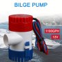 Bilge Pump Dc 12V 1100GPH Electric Water Pump For Boats Seaplane Motor Homes Houseboat Accessories Marine Water Pump