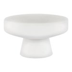 Maxx White Bowl Vase 10CM
