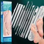 10-IN-1 Ultimate Foot Care Pedicure Kit - Multi-functional Foot Files Rasp And Exfoliator For Smooth Skin - Perfect Halloween Gi