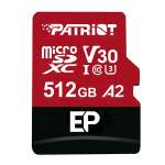 Patriot Ep V30 A2 512GB Micro Sdxc Memory Card Without Adapter