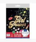 Marlin A4 Precut Book Cover Girl Power 5PACK