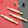 1PC MINI Wooden Rolling Pin - Unpainted Perfect For Pizza Pie & Cookies - Essential Kitchen Baking Tool