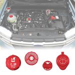 Aunginsy Car Engine Oil Filler Cap Set Compatible With Ford Maverick 2022-2025 Car Aluminium Alloy Engine Oil Filler Cap Radiato