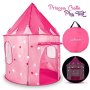 Pink Princess Castle Play Tent With Glow In The Dark Stars Carry Bag Included Enhance Creativity Ideal For Pretend Play Or Role Act Indoor